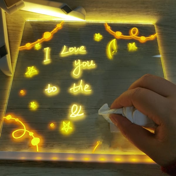 LED Memo Magic Board With 12 pen