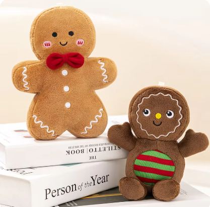 Festive Gingerbread Boy Plush