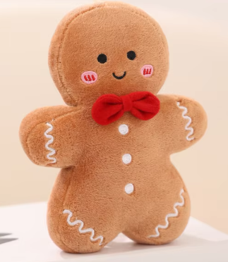 Festive Gingerbread Boy Plush