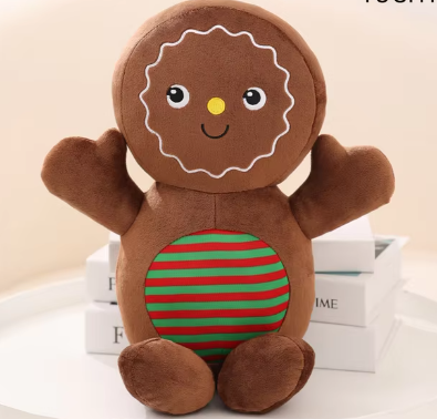 Festive Gingerbread Boy Plush