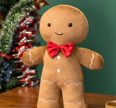 Festive Gingerbread Boy Plush